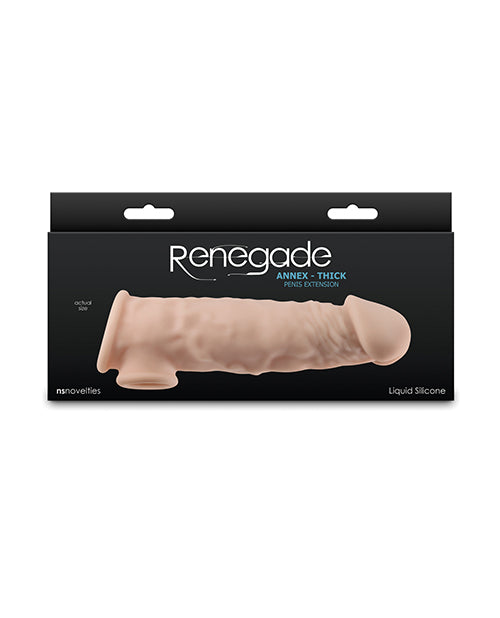 Renegade Annex Thick Silicone Sleeve With Ball Drop Flesh