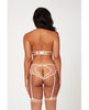 Cargue la imagen en el visor de la galería, Mesh Cut Out Halter Teddy Nude/White O/S
