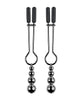 Ladda bilden i Galleri Viewer, Selopa Beaded Nipple Clamps - Black Chrome
