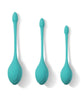 Load image into Gallery viewer, Bluebell Floral 3 Size &amp; Weight Kegel Ball Exercise Set - Blue
