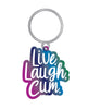 Charger l'image dans la visionneuse de la galerie, Wood Rocket Live Laugh Cum Keychain - Multi Color

