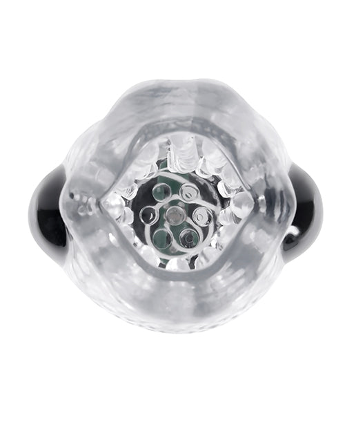 Zero Tolerance Thrill Ride Rechargeable Stroker - Black/Clear