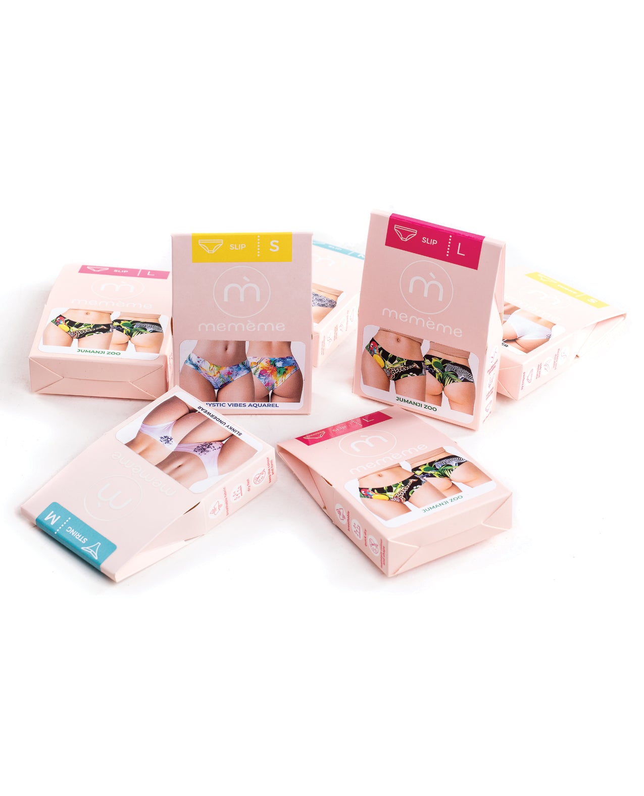 Mememe Psychotropical Trash Printed Slip SM