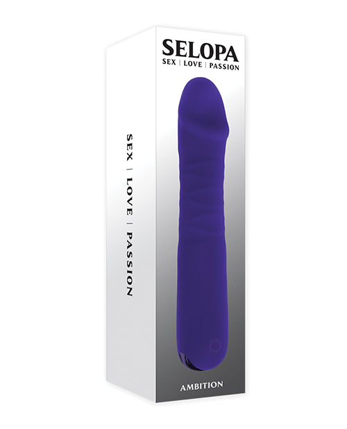 Selopa Ambition Thrusting Vibrator - Purple