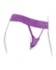 Load image into Gallery viewer, Fantasy For Her Ultimate G-Spot Butterfly Strap On - Purple
