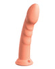 Load image into Gallery viewer, Dillio Platinum 8" Super Eight Silicone Dildo - Peach
