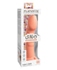 Load image into Gallery viewer, Dillio Platinum 8" Super Eight Silicone Dildo - Peach
