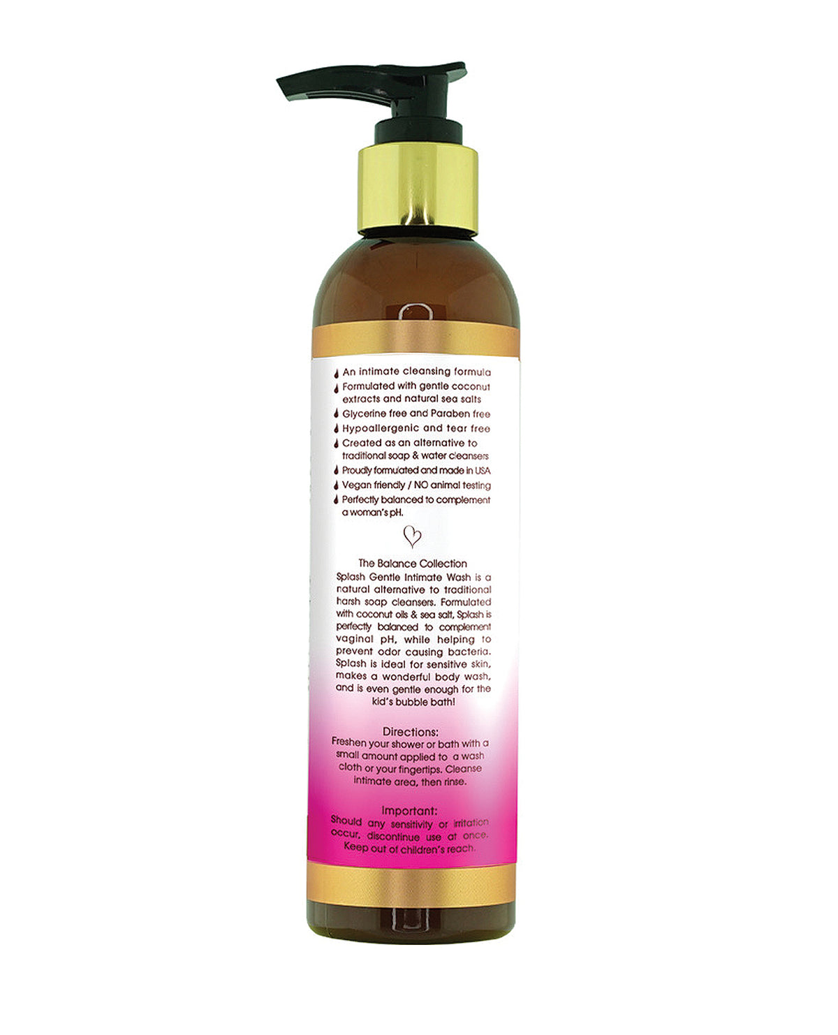 Sliquid Splash Feminine Wash Grapefruit Thyme 8.5 Ounce
