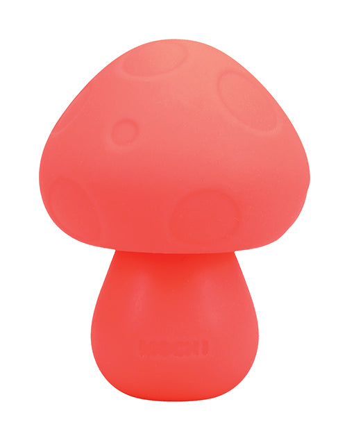 Mochi Mushroom Vibe Peach Palm Sized Silicone Waterproof Rechargeable 10 Modes