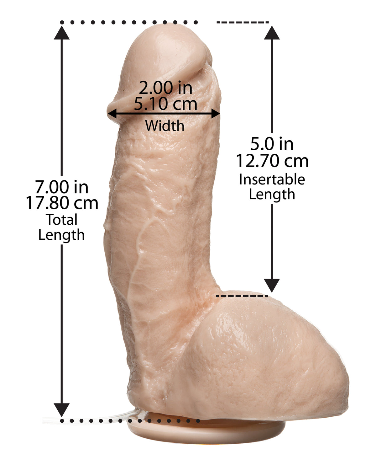 Ruiskuttava realistinen penis Splooge-mehulla - Liha
