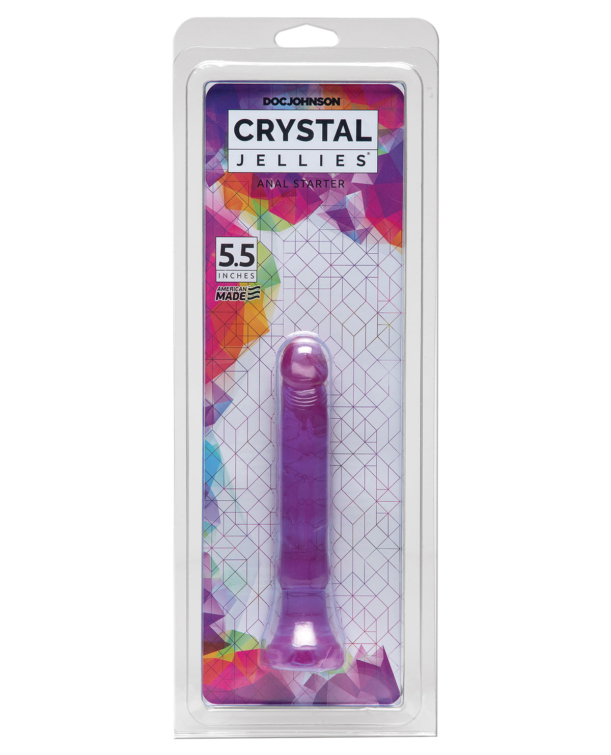 Crystal Jellies 5.5" Anal Starter - Fioletowy