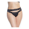 Afbeelding laden in Galerijviewer, Fine Lace Back w/Double Strap Waistband Black XL
