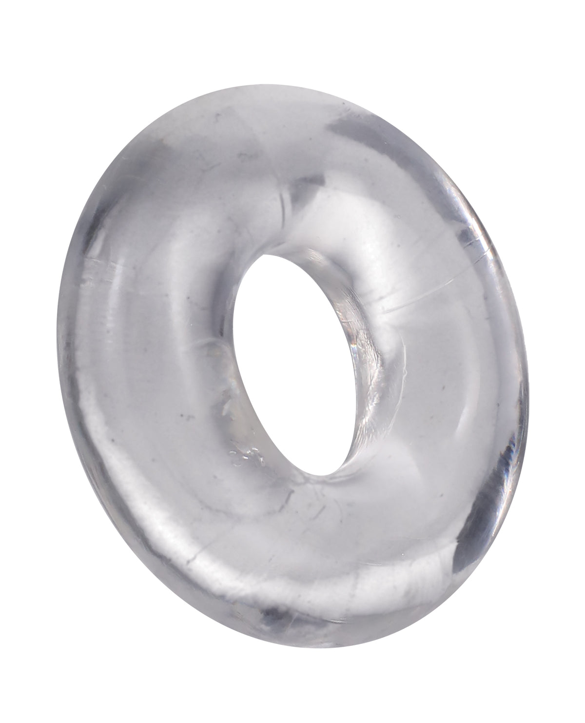 Anillo de dona transparente sólido de 2"