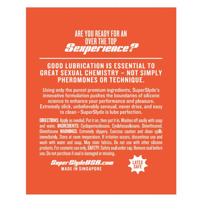 SuperSlyde Silicone Lubricant - 3.4 oz