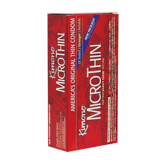 Prezerwatywy Kimono Micro Thin - pudełko 12 sztuk