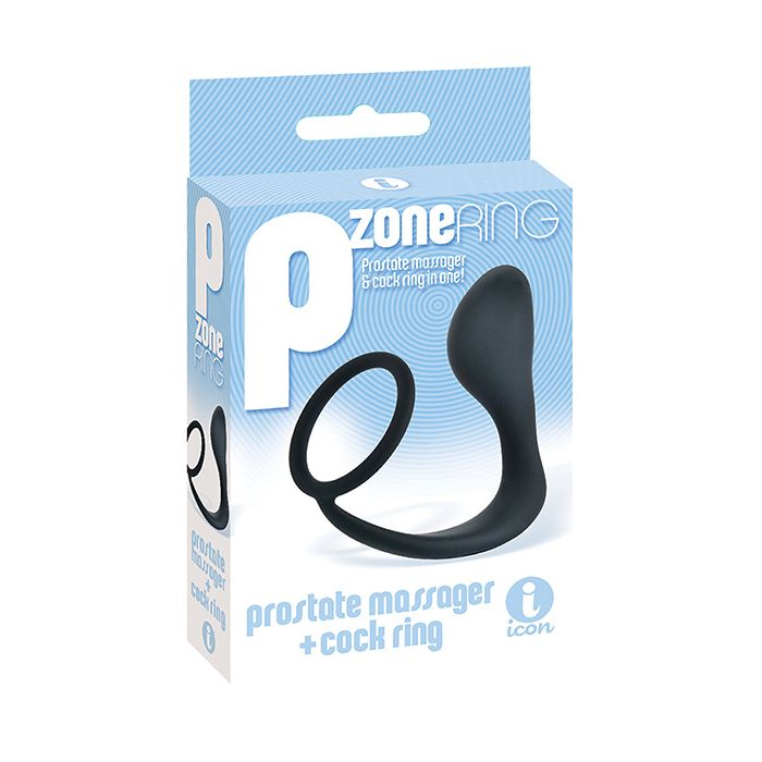 P Zone Prostate Massager Cock Ring for Prolonged Orgasms Premium Silicone