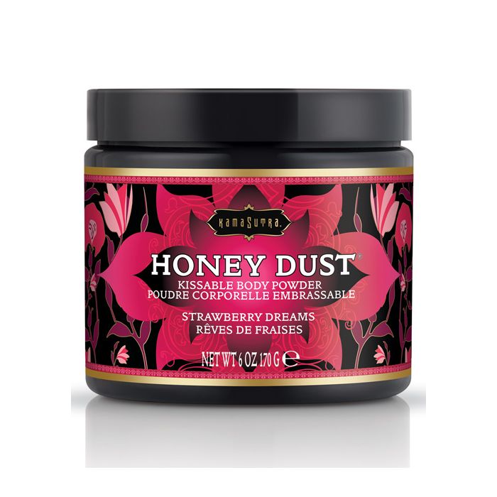 Kama Sutra Honey Dust - 6 oz Visuri de Căpșuni