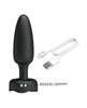 Load image into Gallery viewer, Pretty Love Tarion Thrusting Butt Plug w/Multi Color Bottom Light - Black
