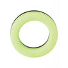 Încărcați imaginea în vizualizatorul Galerie, Forto F-19 Two Tone Liquid Silicone Cock Ring - Black/Glow in the Dark
