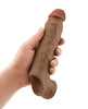 Load image into Gallery viewer, Shaft Flexskin Liquid Silicone 8.8" Vibrating Sheath - Oak
