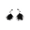Ladda bilden i Galleri Viewer, Lux Fetish Feather Nipple Clips - Black
