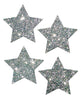 Charger l'image dans la visionneuse de la galerie, Pastease Petites Étoiles Pailletées - Argent Taille Unique Lot de 2 Paires
