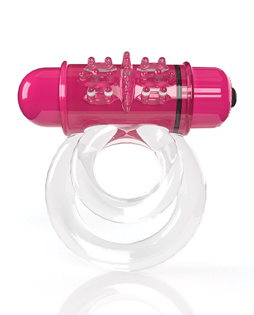 Screaming O 4B Double O 6 Strawberry Vibrating Ring 5 Speeds
