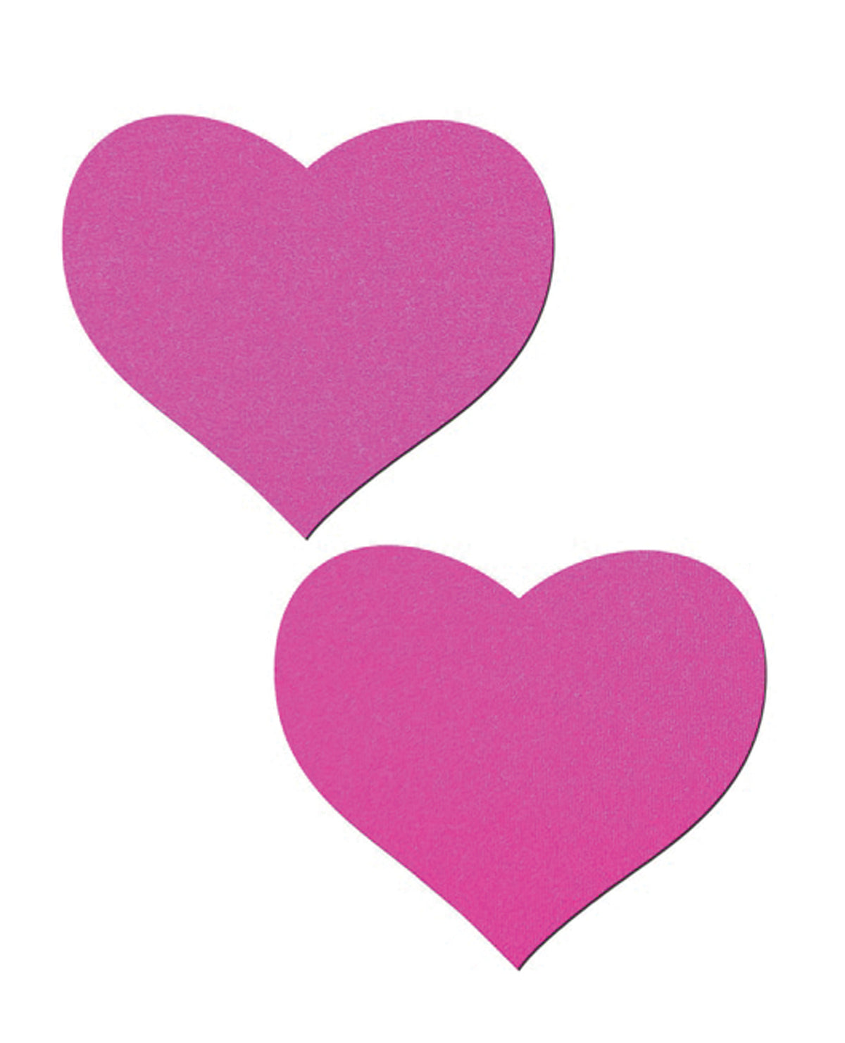 Pastease Basic Hjerte Sort Lys Reaktiv - Neon Pink O/S