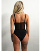 Load image into Gallery viewer, Kix'ies Signature Striped Bodysuit Black XL
