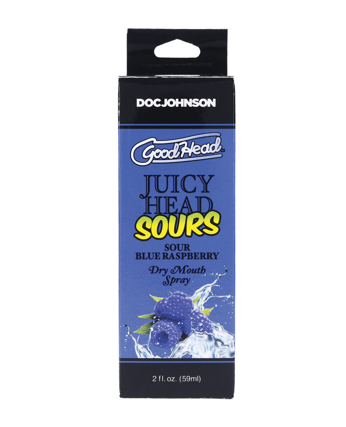 GoodHead Juicy Head Dry Mouth Spray Sour Blue Raspberry 2 Oz