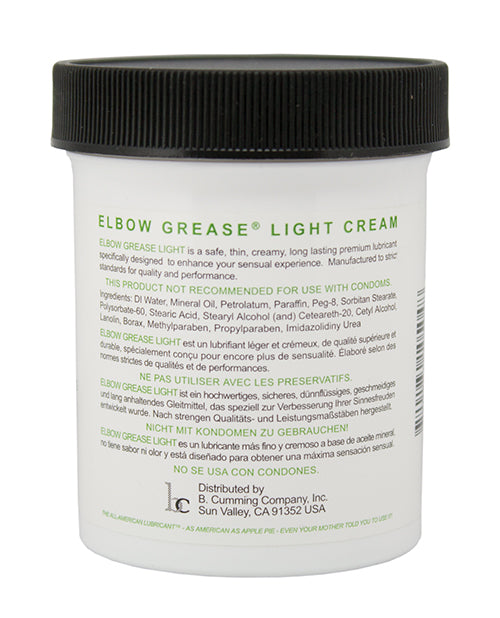Load image into Gallery viewer, Elbow Grease Light Cream Jar - 4 oz
