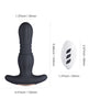 Bild in den Galerie-Viewer laden, Agas Thrusting Butt Plug w/Remote Control - Black
