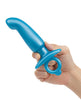 Carica l'immagine nel visualizzatore Galleria, b-Vibe Butties Hither Tapered Prostate Plug - Blue
