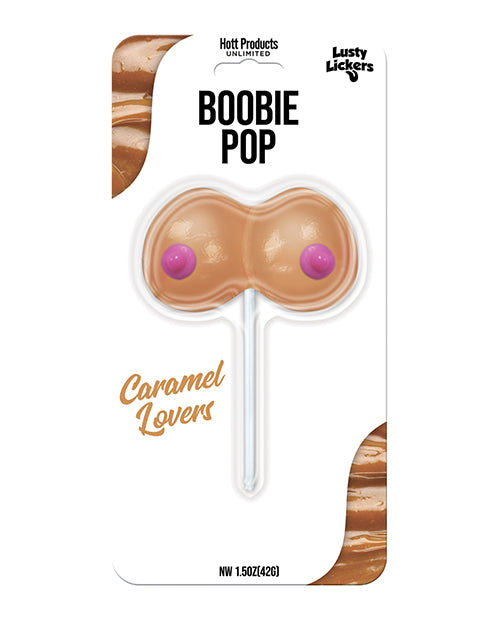 Charger l&#39;image dans la visionneuse de la galerie, Lusty Lickers Boobie Pop Caramel Lovers Candy On A Stick
