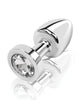Load image into Gallery viewer, Gemsations 2" Beginners Bling Bling Metal Butt Plug - Silver
