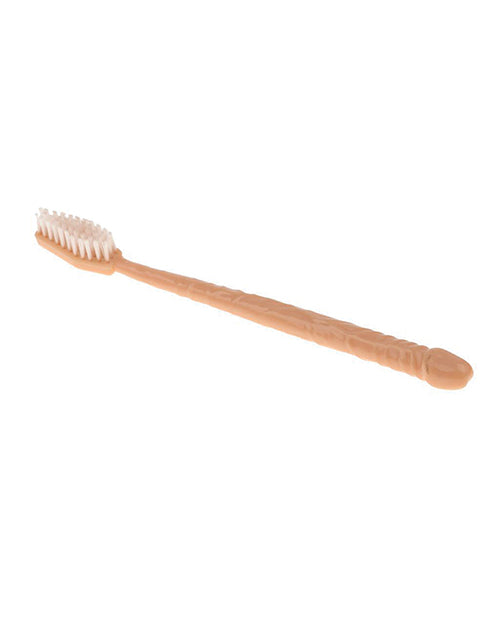 Pecker Shaped Handle Toothbrush With Medium Bristles Fun Design