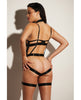 Ladda bilden i Galleri Viewer, FETISH Lethal Underwire Peek A Boo Vinyl Teddy w/Choker Black XL

