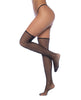 Ladda bilden i Galleri Viewer, Diamond Fishnet Rhinestone Thigh High Stockings Black One Size
