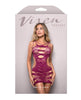 Cargue la imagen en el visor de la galería, Vixen For The Thrill Leopard Knit Cut Out Dress - Magenta O/S
