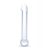 Load image into Gallery viewer, Glas 7&quot; Realistic Head Glass Dildo - Clear
