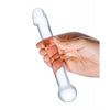 Load image into Gallery viewer, Glas 7&quot; Realistic Head Glass Dildo - Clear
