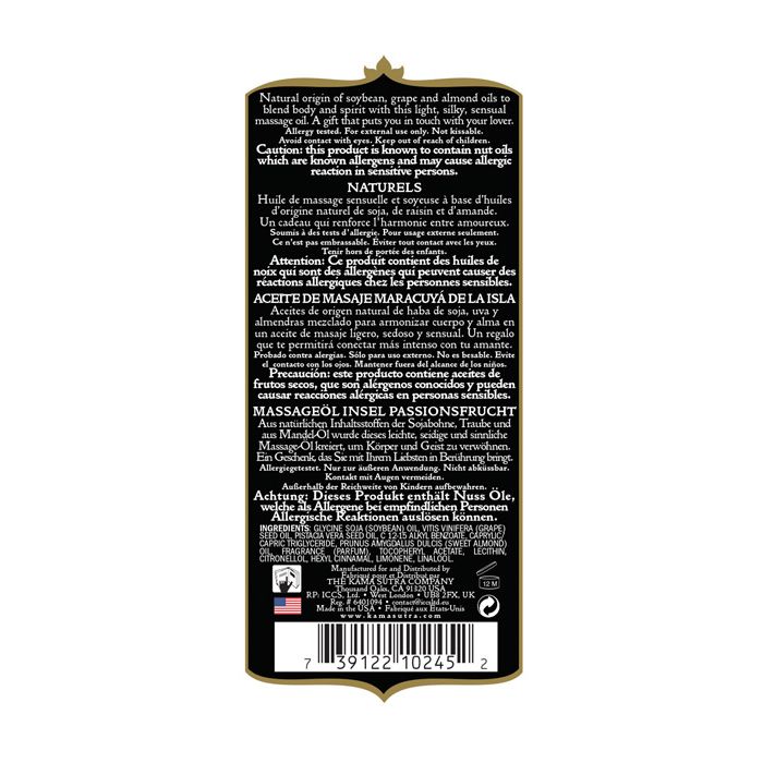 Kama Sutra Naturals Massage Oil - Island Passion Berry