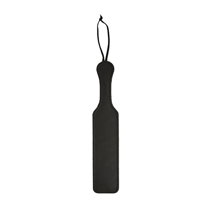 Paddle en cuir Sportsheets avec fourrure noire