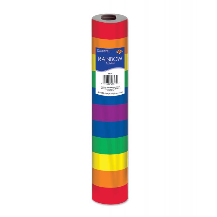 Rainbow Pride Table Roll For Festive Party Decor And Events