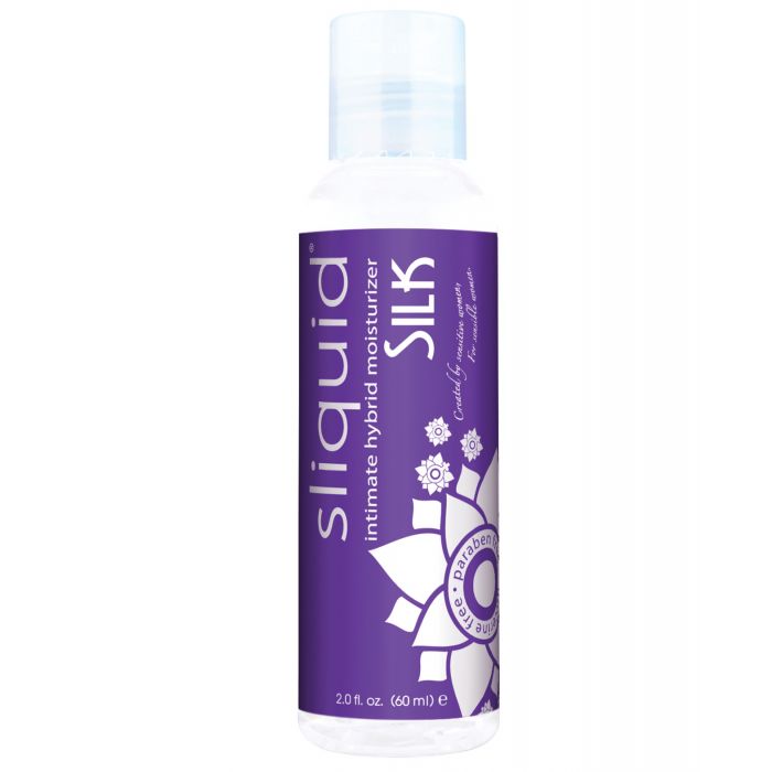 Sliquid Naturals Silk Water Based Personal Lubricant Hybrid 2 Oz