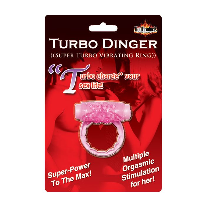 Humm Dinger Turbo Vibrating Cockring - Magenta