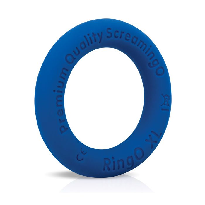 Screaming O RingO Ritz XL Blue Silicone Ring For Comfort And Safety