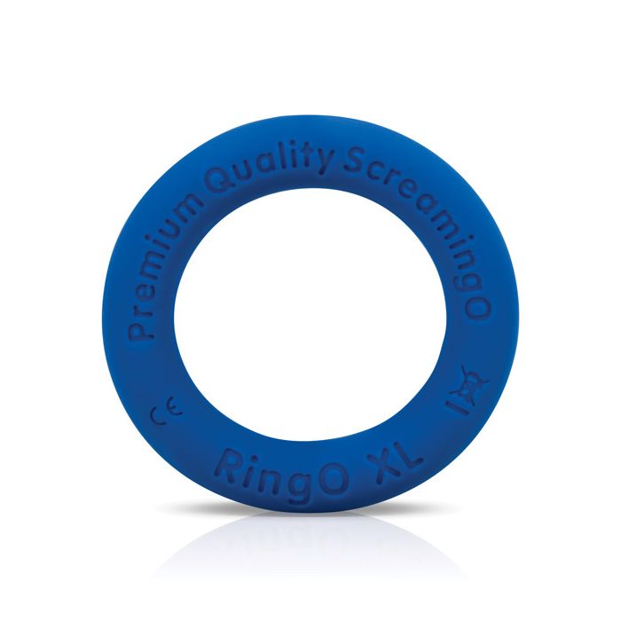 Screaming O RingO Ritz XL Blue Silicone Ring For Comfort And Safety