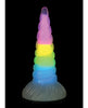 Carica l'immagine nel visualizzatore Galleria, Creature Cocks Uni Glow in the Dark Silicone Dildo - Arcobaleno
