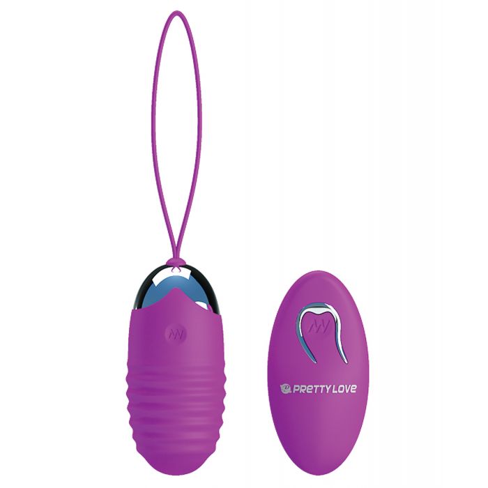 Pretty Love Jessica 12 Functions Egg Vibrator - Fuchsia